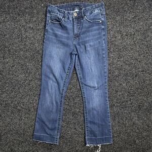 Seven7 Women’s Medium Wash Blue Straight Leg Stretch 5-Pocket Jeans Size 10
